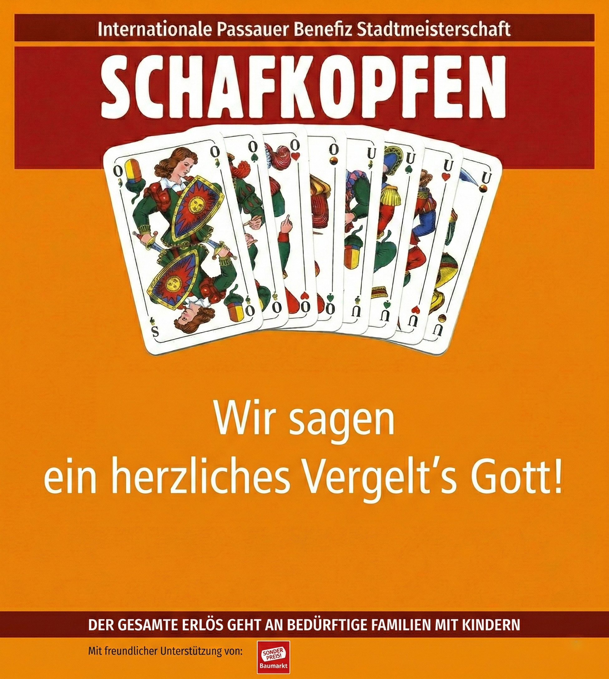 Passauer Benefiz Stadtmeisterschaft in Schafkopfen