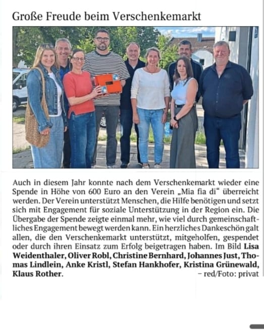 Freude am Verschenkemarkt
